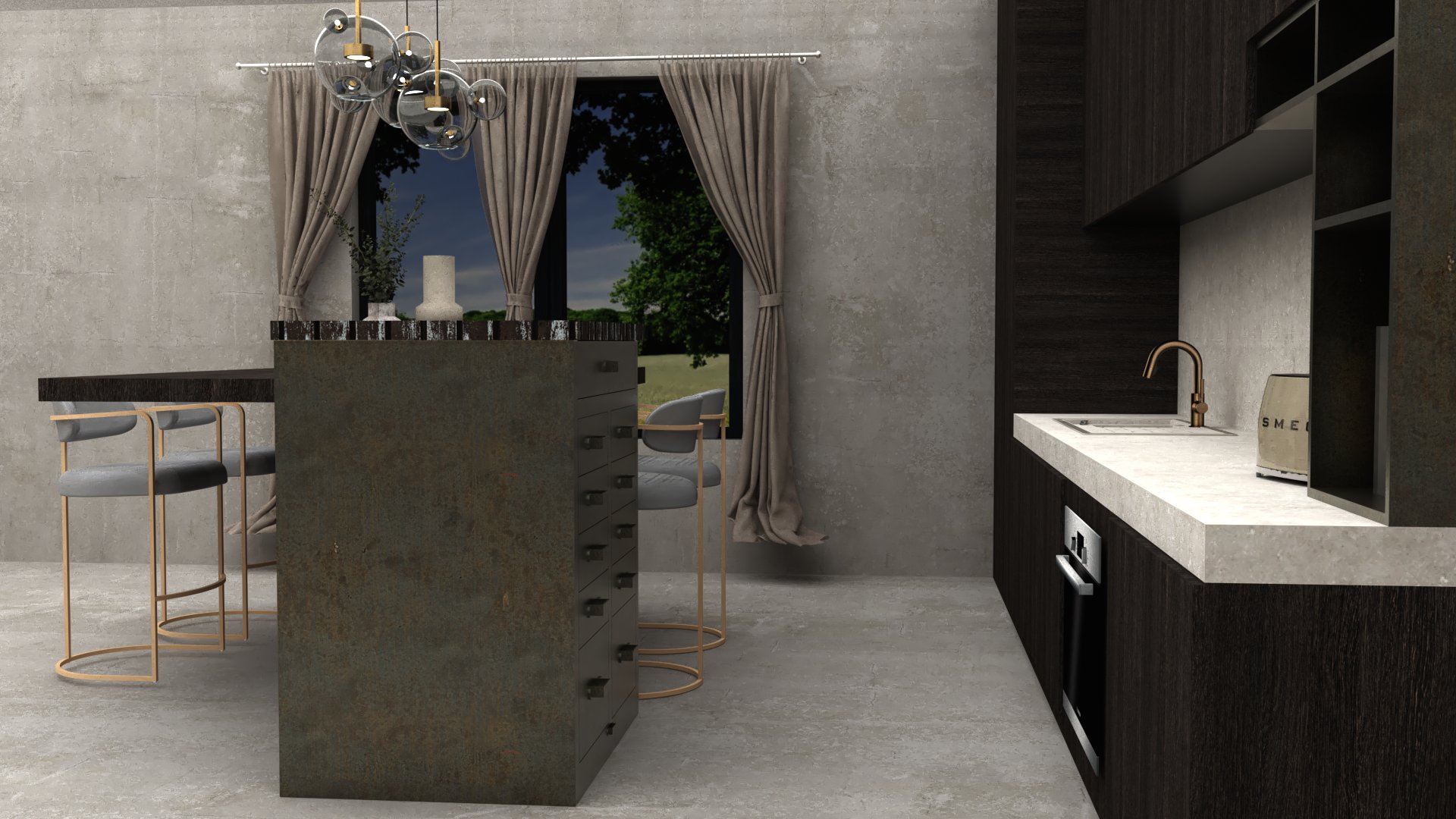 Showroom Maneho douche pierre naturelle mur échantillons
